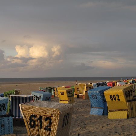 Die Sandburg Langeoog Buitenkant foto