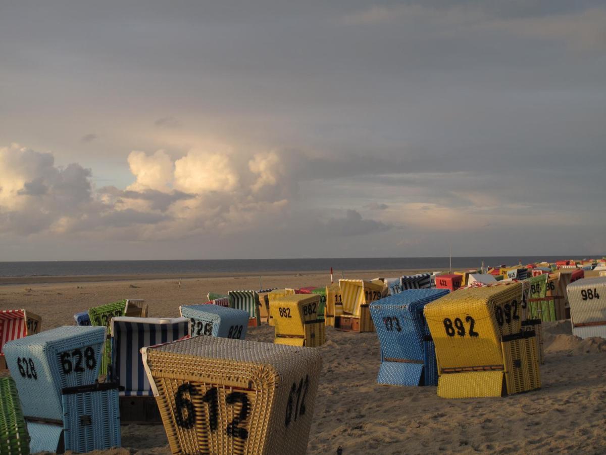 Die Sandburg Langeoog Buitenkant foto