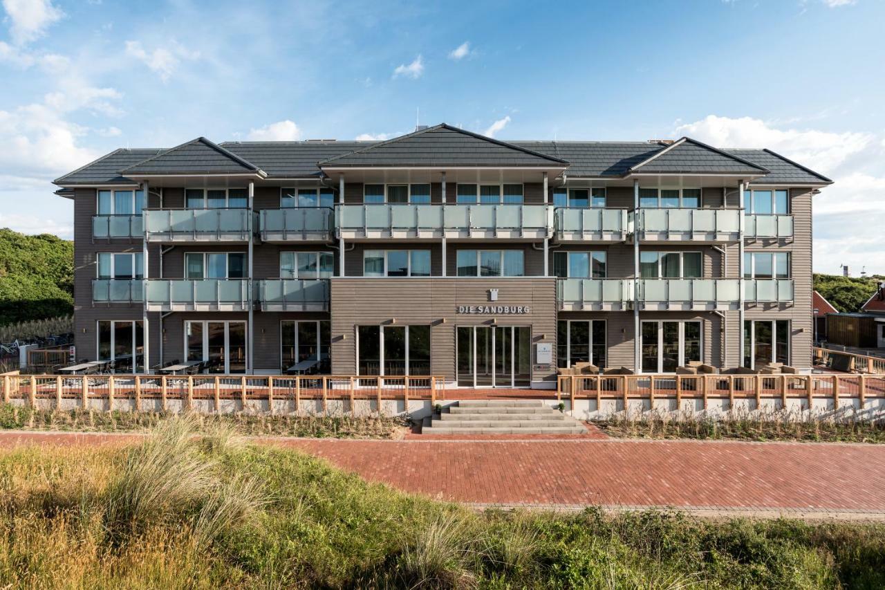 Die Sandburg Langeoog Buitenkant foto