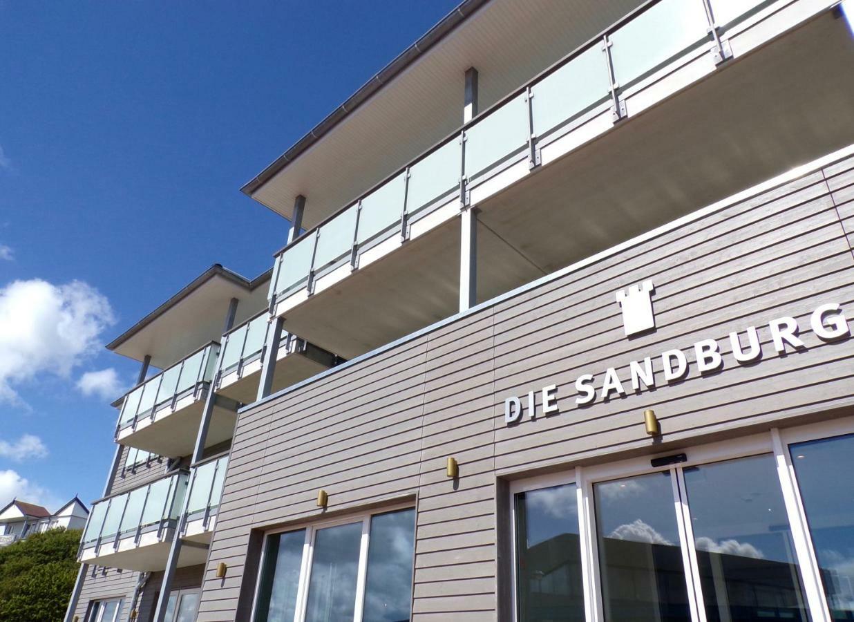Die Sandburg Langeoog Buitenkant foto