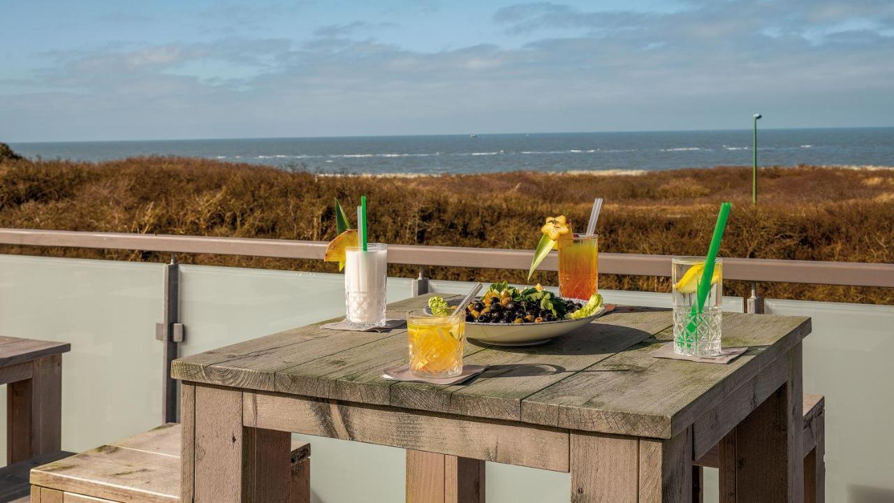 Die Sandburg Langeoog Buitenkant foto
